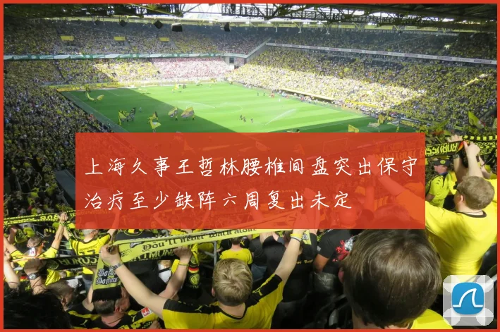 上海久事王哲林腰椎间盘突出保守治疗至少缺阵六周复出未定